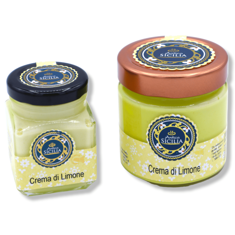 Sicilian lemon cream, available in two formats - 