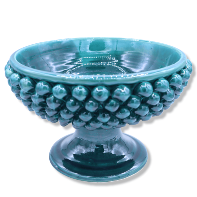 Verhoogde potterij van Caltagirofame, solide kleur, 27 cm, h 16 cm approx. DAG - 
