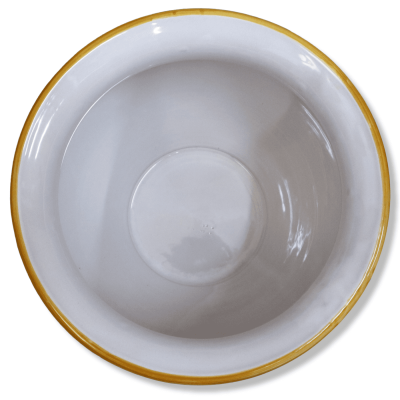 Cachepot Maceta para plantas en cerámica Caltagirone, decoración barroca sobre fondo azul, disponible en varios tamaños 