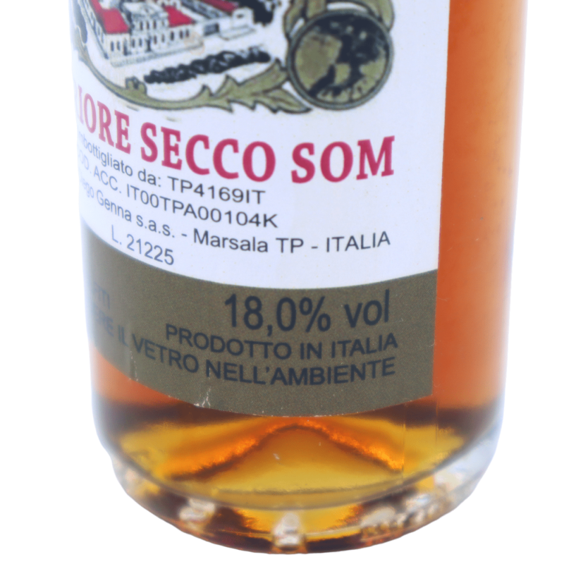 Marsala Superiore Secco SOM DOP, tom. 18% - 100 ml - 