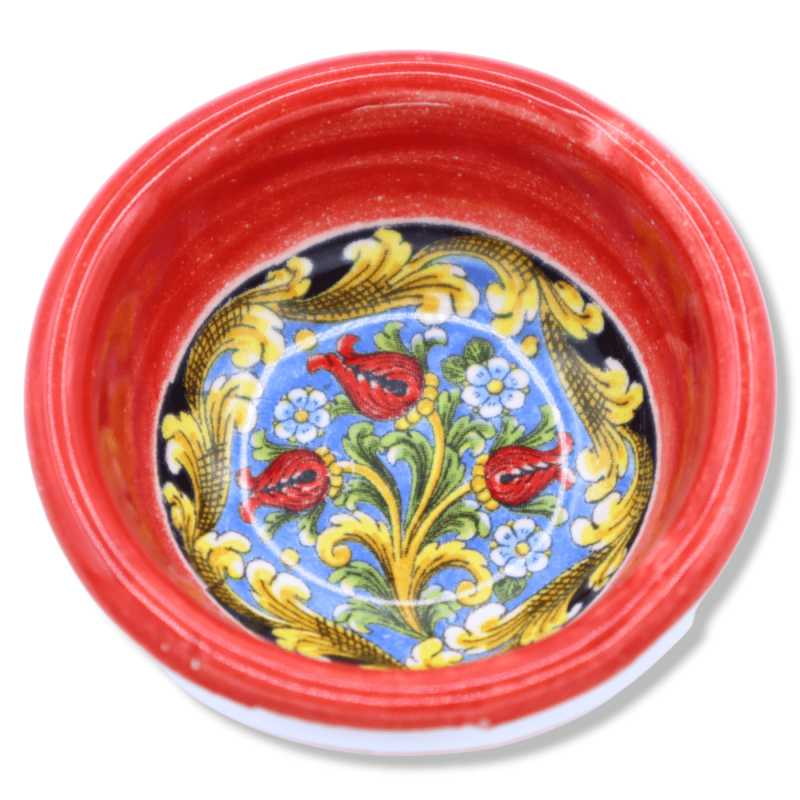 Ciotola in ceramica (1Unità) colore e decoro casuale, Ø 5 cm ca. - 
