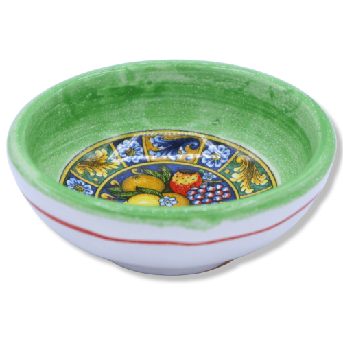 Ceramic bowl with random decoration and selectable colour, Ø 9 cm approx. (1Pcs) -  2