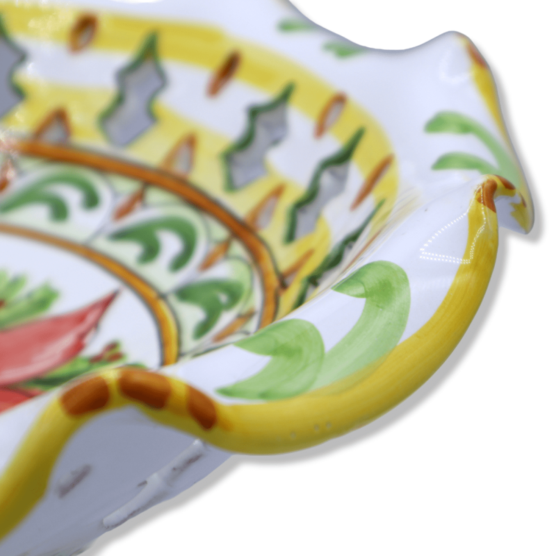Siciliaanse keramische stand, kerstversiering '600, 33 cm - h 18 cm approx. Modder - 