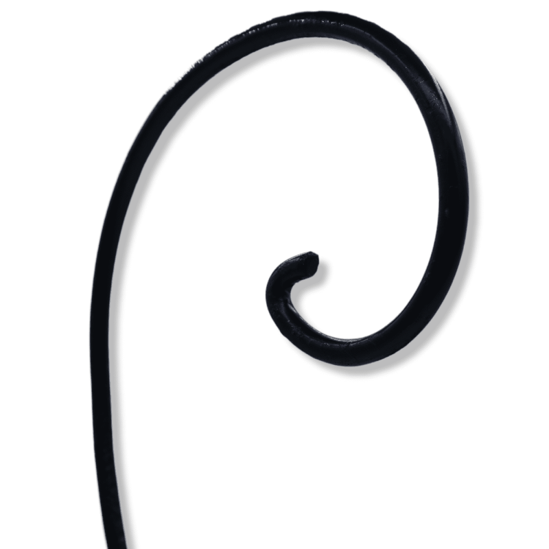 Wrought iron "hanger" rod, h 34 cm approx. - 