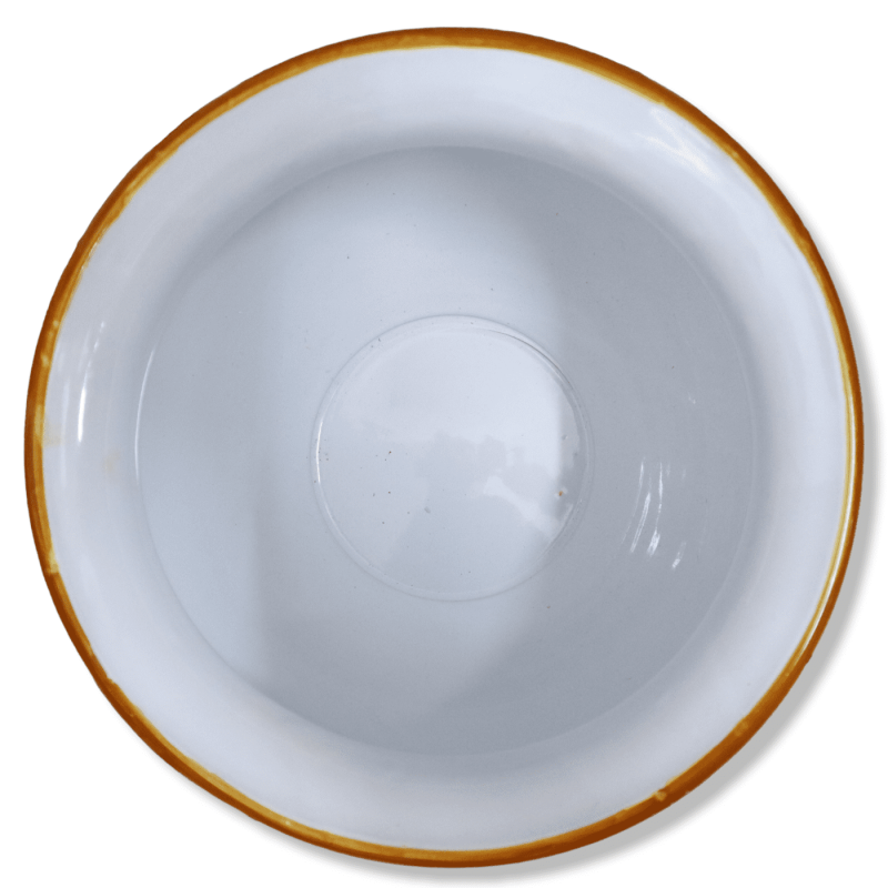 Cachepot Plant pot in Sicilian ceramic, prickly pear decoration on a blue background, available in various sizes - Mod G