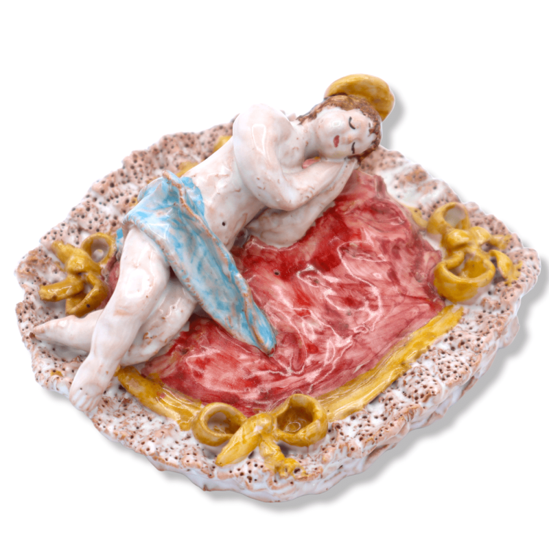 Jezus Dziecko na Kucynie, 12 x 13 cm. Mod MRV - 