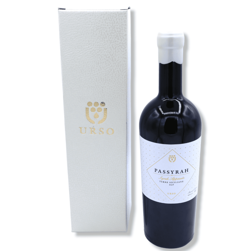 "Passyrah", Getrockneter Syrah-Wein Terre Siciliane IGP Vol. 16% - 750ml - 