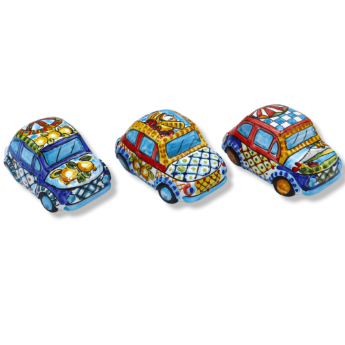 Cinquecento keramikbil från Caltagirone, L ca 10 cm. (1st) valbar modell och siciliansk vagndekoration -  2