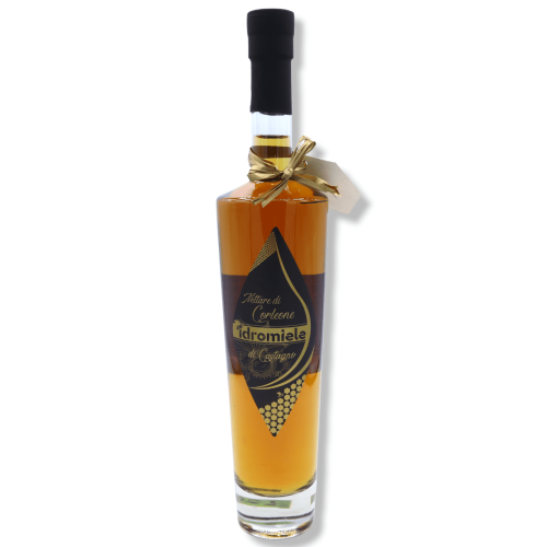 Feiner Kastanien-Met, hergestellt mit sizilianischem Schwarzbienenhonig, 24 Monate fermentiert, Vol. 15% - 500 ml - 