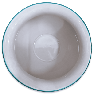 Cachepot Vaso dla roślin z ceramiki Caltagirone, zjednoczona farba verderame, dostępna w różnych wymiarach - Mod BR - 