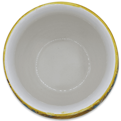Cachepot Ceramic växt vas Caltagirone, dekoration barock och geometrisk, tillgänglig i olika storlekar - Mod TD - 
