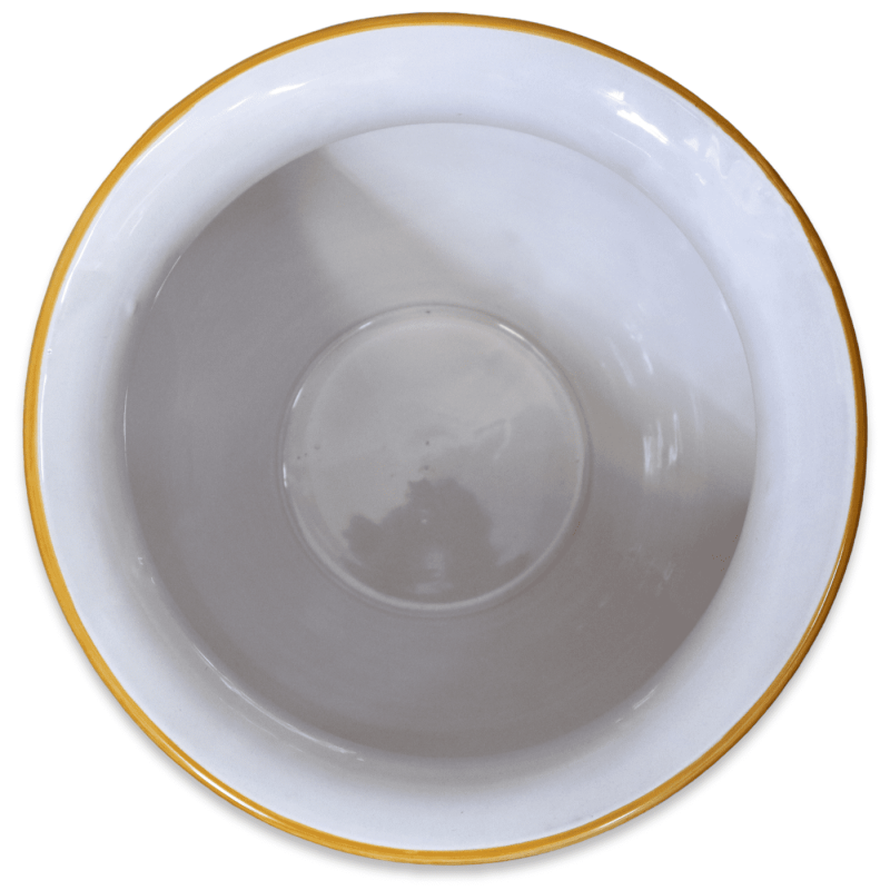 Cachepot Pot de fleurs en céramique Caltagirone, décoration citron, avec différentes options de tailles (1pc) - 