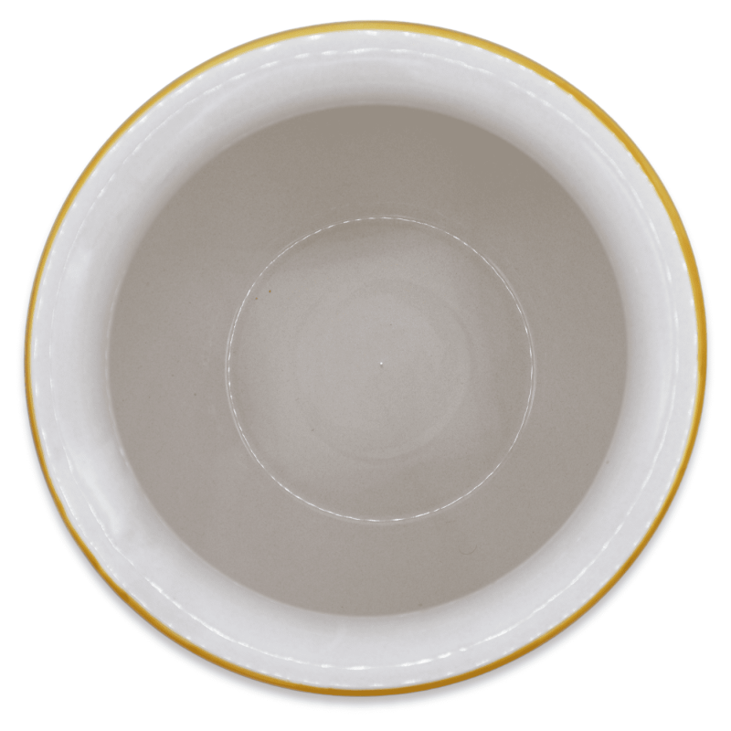 Vaso de cerâmica Cachepot Caltagirone, limões sobre fundo verde, disponível em vários tamanhos - Mod BR - 