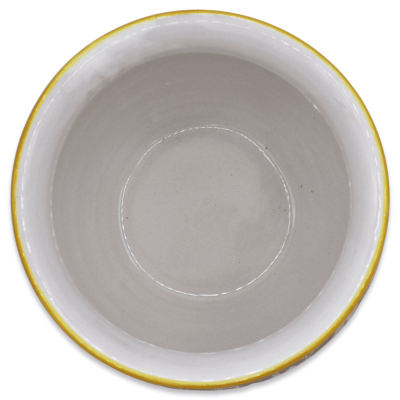 Quality over Quantity (QoQ) Releases Cachepot Ceramic plant Caltagone, Baroque Floral op rode achtergrond, beschikbaar i