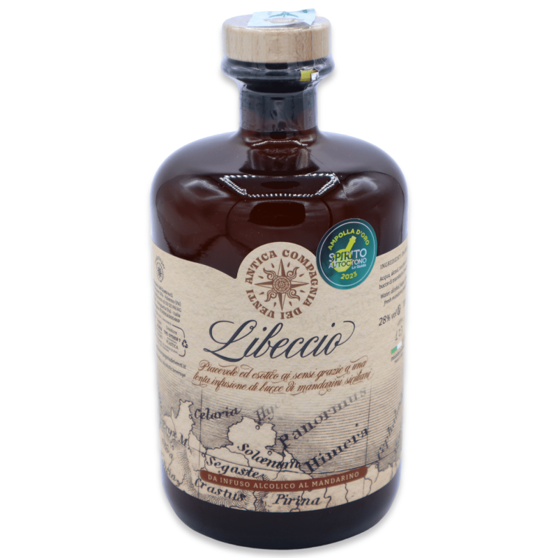 Infuso "Libeccio", alcolico al mandarino, 700ml - 