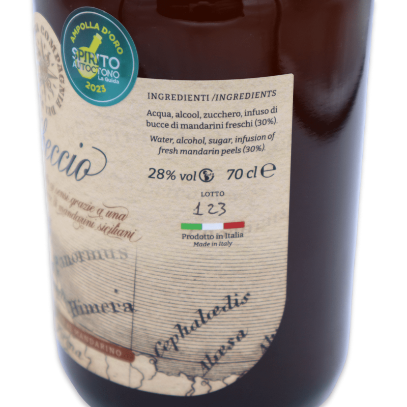 Amaro Libeccio, infuso alcolico al mandarino, 700ml - 
