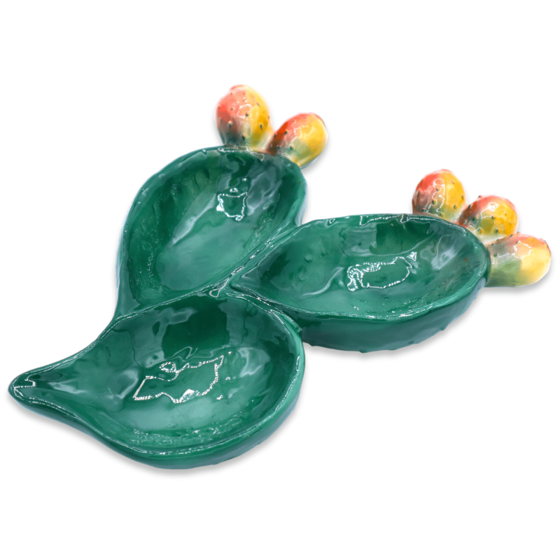 Appetizer in the shape of a prickly pear shovel, l 23 x 17 d x 8 h cm approx. SDR mod - 