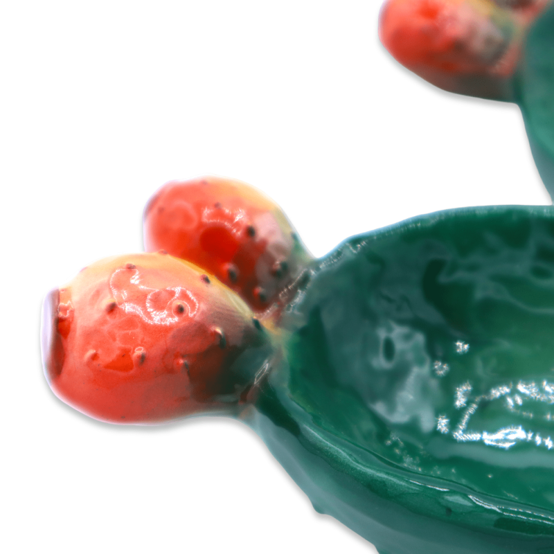Appetizer in the shape of a prickly pear shovel, l 23 x 17 d x 8 h cm approx. SDR mod - 