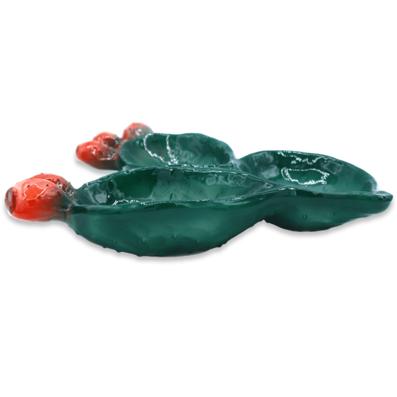 Appetizer in the shape of a prickly pear shovel, l 23 x 17 d x 8 h cm approx. SDR mod - 