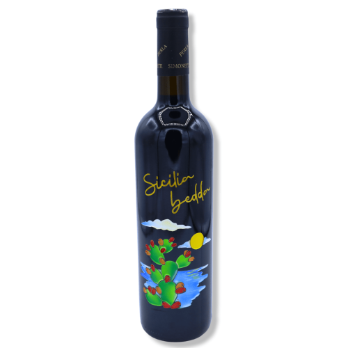Czerwone wino Syrah "Perla z Sycylii" I.G.P. Decoro Człowiek - 750 ml -  2