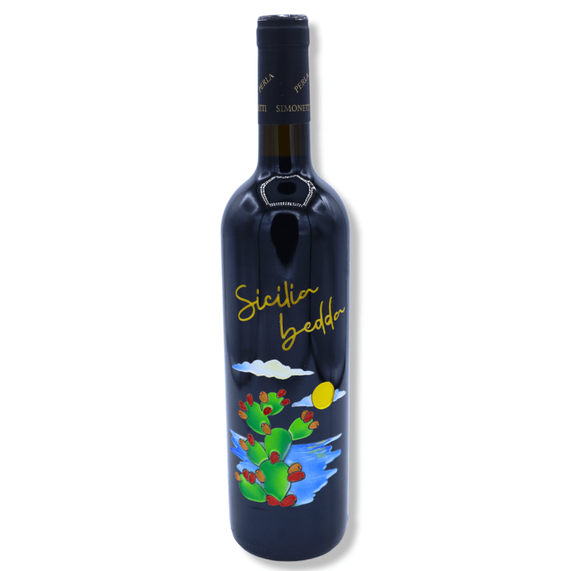 Czerwone wino Syrah "Perla z Sycylii" I.G.P. Decoro Człowiek - 750 ml - 