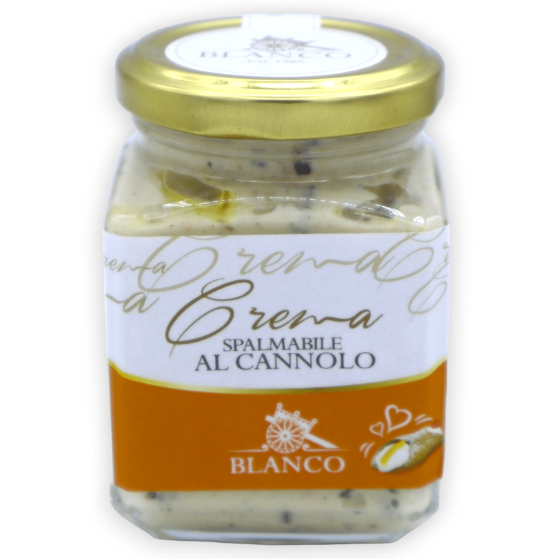 Crème à tartiner artisanale sicilienne Cannolo, 190 g - 