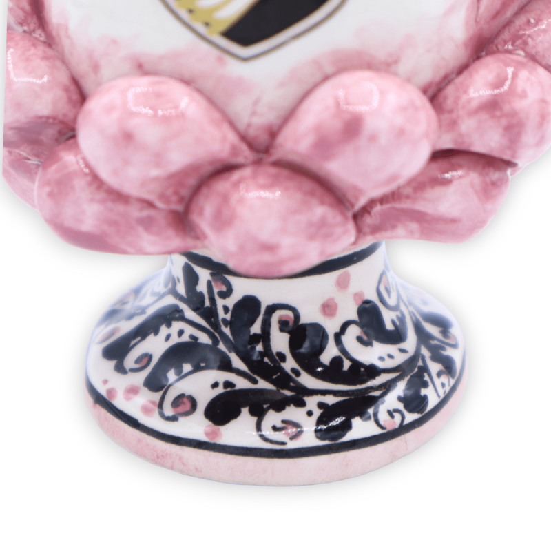 Pinha siciliana Caltagirone, time de futebol de Palermo com haste decorada à mão - (1Pcs) Mod FL - 
