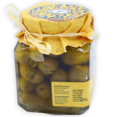 Azeitonas sicilianas temperadas à moda catanesa, 280g - 