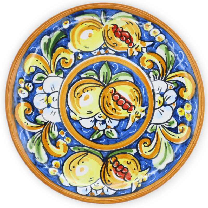 Plato ornamental de cerámica Caltagirone Ø aprox. (1 pieza) con varias decoraciones - 