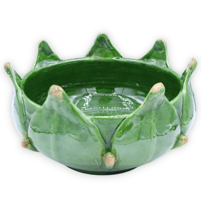 Ozdoba karczocha z delikatnej ceramiki, kolor do wyboru - Ø 25 cm i wys. 14 cm ok. (1 szt.) Mod GIG - 