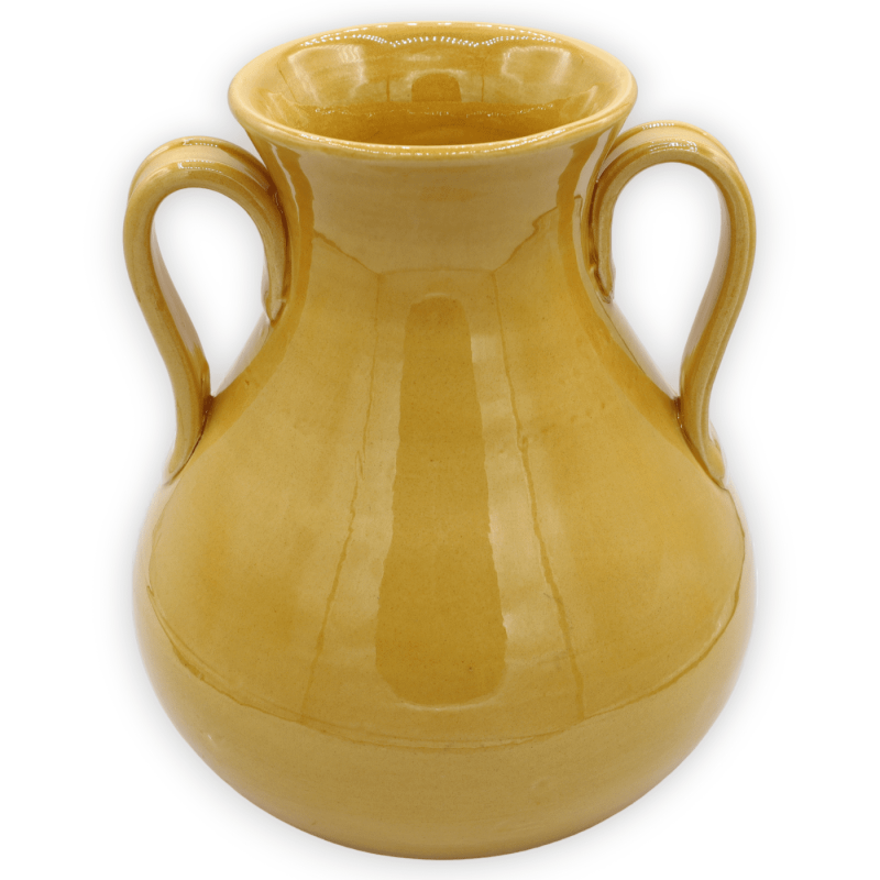 bijvoeglijk naamwoord koppeling verlangen Amphora vaas met handgrepen, amberkleur, verkrijgbaar in drie maten (1st)  GESELECTEERDE KLEURENOPTIE Kleine maat
