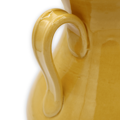 Amphora vas med handtag i fin keramik, bärnstensfärg, med 3 storleksalternativ (1 st) - 