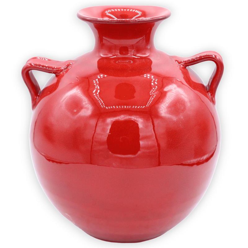 Amphora vas med handtag i fin keramik, röd färg, med 3 storlekar, (1 st) - 