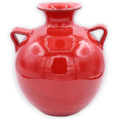 Amphora vas med handtag i fin keramik, röd färg, med 3 storlekar, (1 st) - 