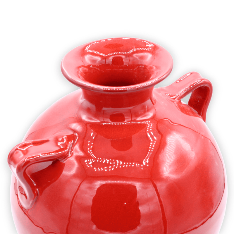 Amphora vas med handtag i fin keramik, röd färg, med 3 storlekar, (1 st) - 
