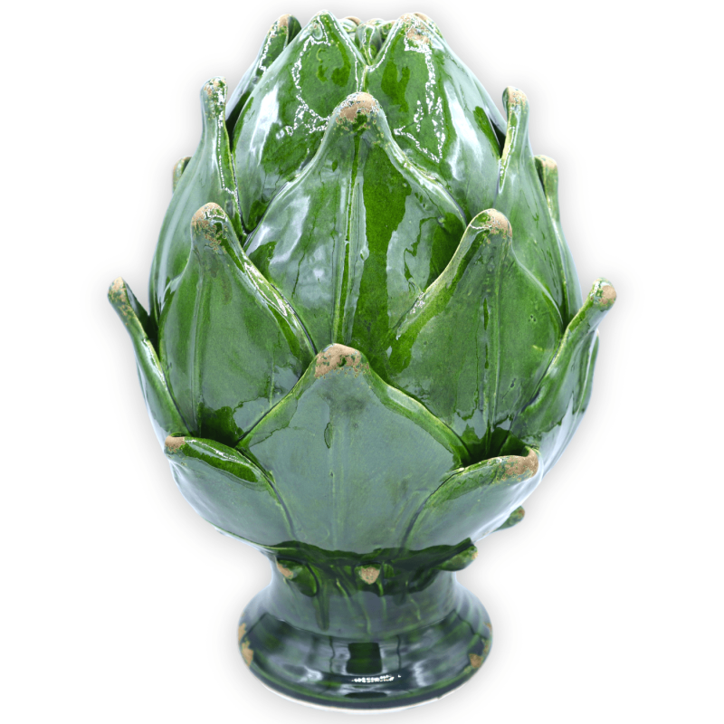 Alcachofa en cerámica fina, 100% artesanal, varias opciones - h 30 cm Ø 24 cm aprox. (1 PC) - 