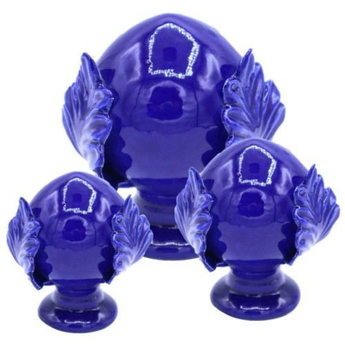 Pumo aus hochwertiger Keramik, Blau mit 4 Größenoptionen (1 Stück) - 