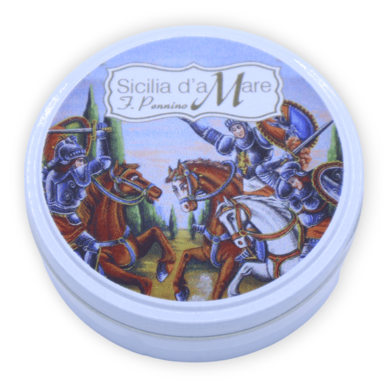 Bonbons à la gelée de fruits dans une boîte ronde en fer blanc, avec options de décoration - (1pc) 40g - 