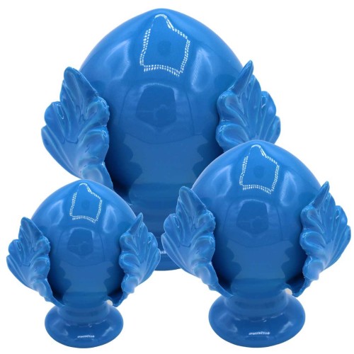 Pumo in fijn keramiek, turquoise kleur, met drie opties voor grootte - (1st) - 