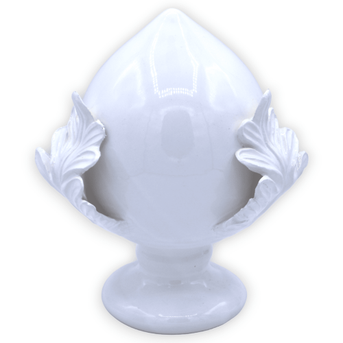 Pumo in fine ceramic, White colour, with 4 size options (1pc) -  2