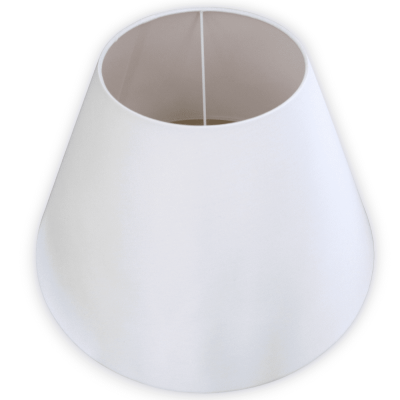 Tannenzapfenlampe aus 100 % handgefertigter Caltagirone-Keramik, reinweiße Farbe – ca. H 55 cm. NT-Mod - 