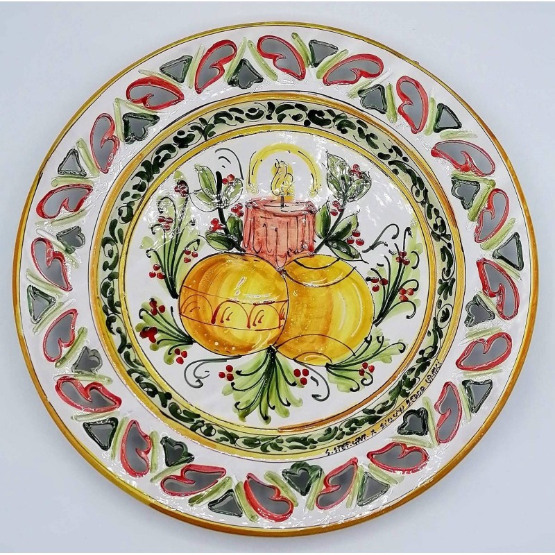 Duża dekoracja perforacyjna Christmas – średnia 30 cm - 