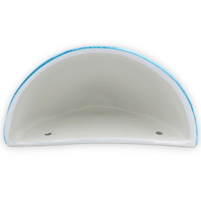 Kufer ceramiczny Caltagirone, różne rozmiary (1 szt.) Barokowa dekoracja na zielonym tle - 