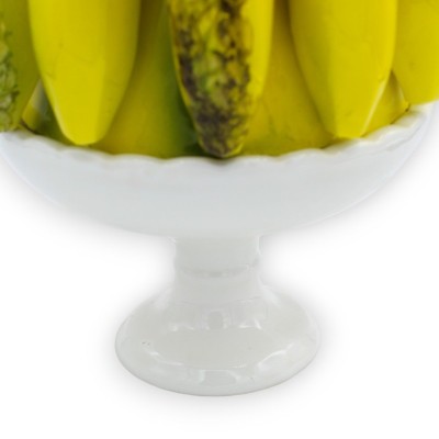 Centrotavola casco di banane con gambo, h 35 cm e L 16 cm ca. - 