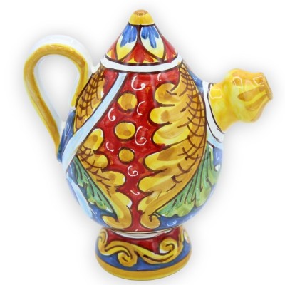 Bummulo malandrino, botella de agua, cerámica Caltagirone, altura aprox. varias opciones de decoración (1 pieza) - 
