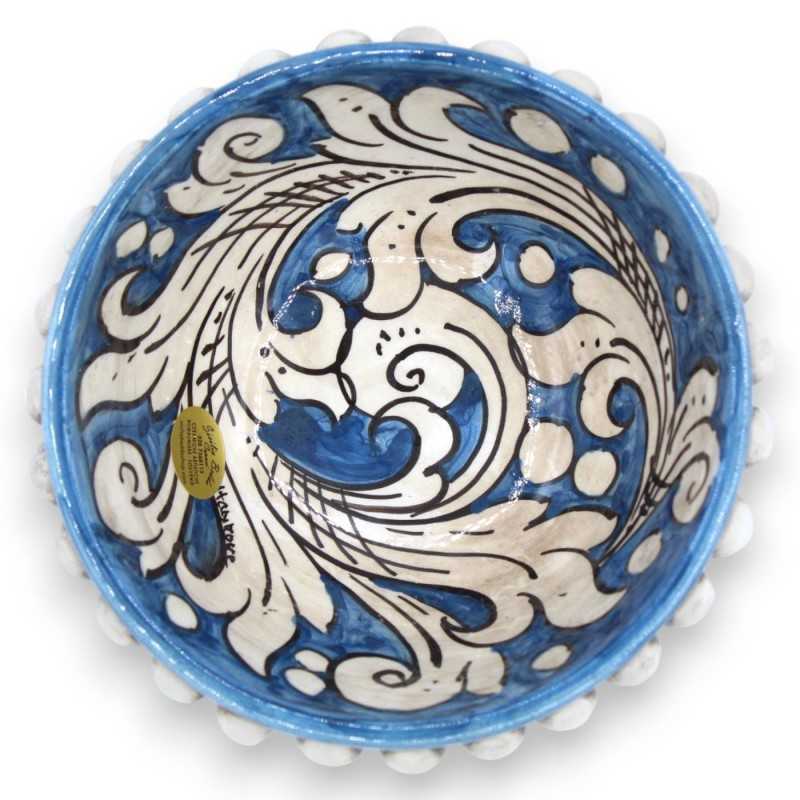 Sottopentola in ceramica Caltagirone - l 16 x 16 cm ca. (1pz) con tre  opzioni colore OPZIONE VERSIONE SELEZIONATA blue
