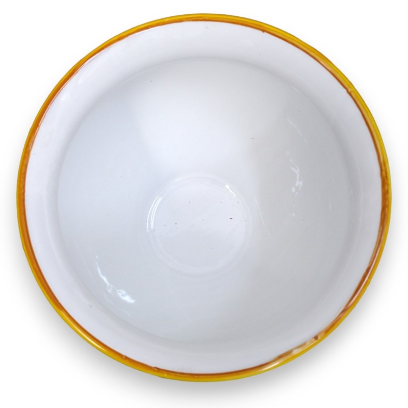 Cachepot Pot de fleurs sicilien en céramique, décoration tournesol et figue de Barbarie - en différentes options de tail
