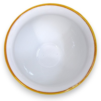 Cachepot Vaso per piante ceramica siciliana, decoro girasoli e ficodindia - in diverse opzioni misure (1Unità) - 