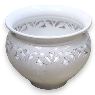 Cachepot Caltagirone perforierter Keramik-Blumentopf, mit verschiedenen Größenoptionen (1 Stück) - 
