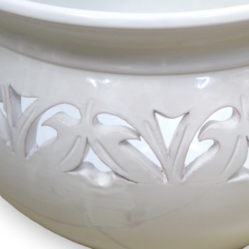 Cachepot Vaso perfurado, em cerâmica Caltagirone, com várias opções de tamanho (1pc) -  2